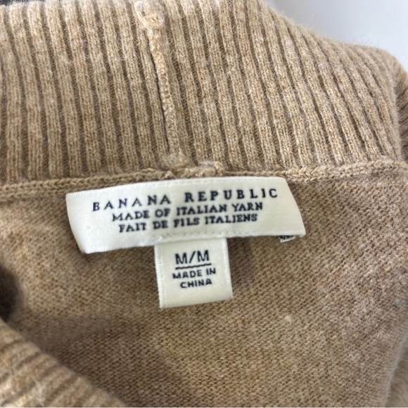 Banana Republic Italian yarn Merino Wool Cashmere Blend Cowl Neck Sweater - Picture 8 of 8